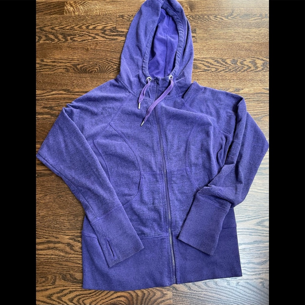 Zella Zip Up Purple Hoodie size M